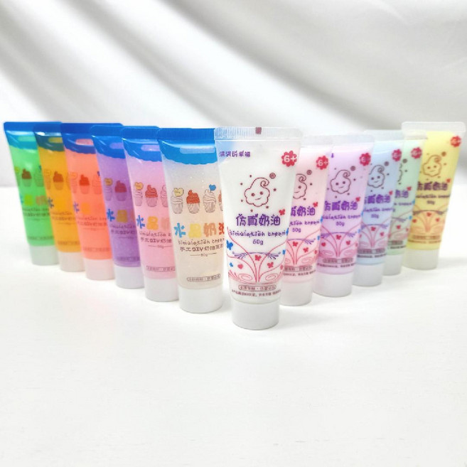 쁘띠끄 데코덴생크림 핸드폰꾸미기 50g diy, 1개, 12색상