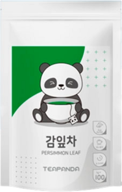 티판다 국산 감잎차 생분해 삼각티백, 1개, 100개입, 1g