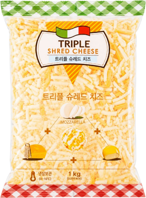 트리플 슈레드 피자치즈 1kg, 1개
