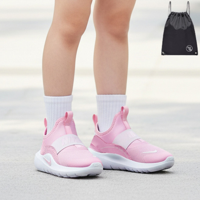 나이키 끈없는 리틀키즈 아동 신기편한 핑크 운동화 (PGN짐쌕가방 지급)