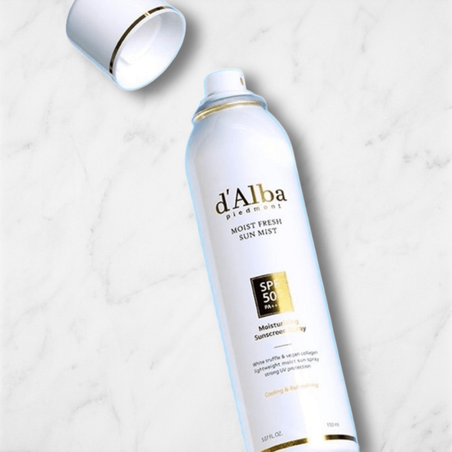 달바 쿨링 선미스트 화장 위에 뿌려도 안뭉치는 수시로 바르는 썬스프레이 150ml, 1개