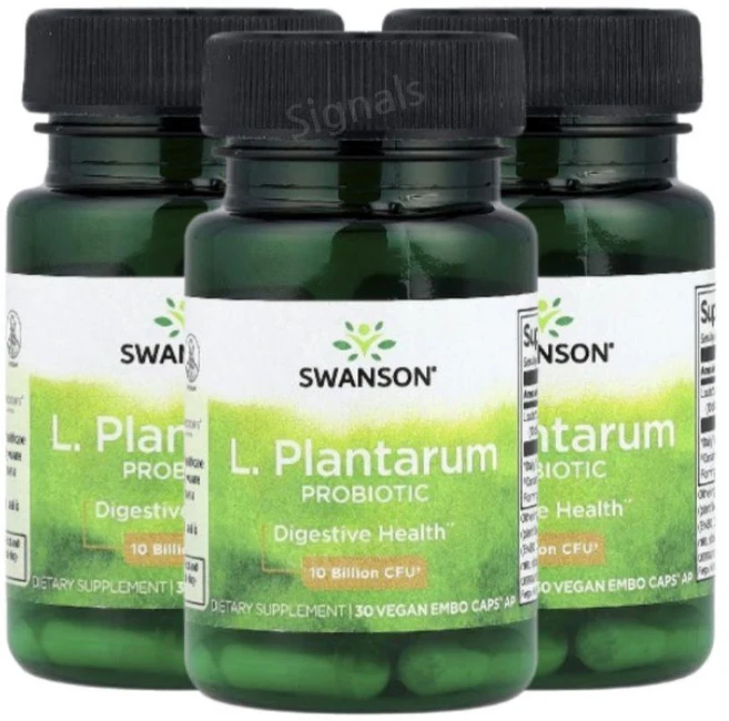 Swanson L. 플란타럼 프로바이오틱 100억 CFU L. Plantarum Probiotic 30정, 3개 - 쿠팡