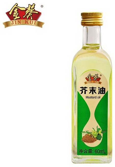 겨자기름 겨자오일 겨자유 머스타드오일 원산지 오일, 60g, 1개, 60ml