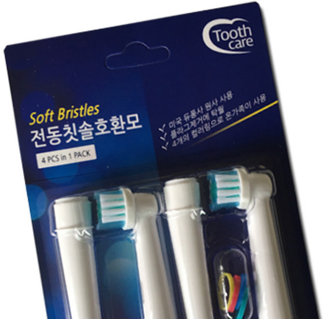 오랄비 호환 전동칫솔모 (오랄비 리필모), 전동칫솔 호환칫솔모(성인용), 1세트