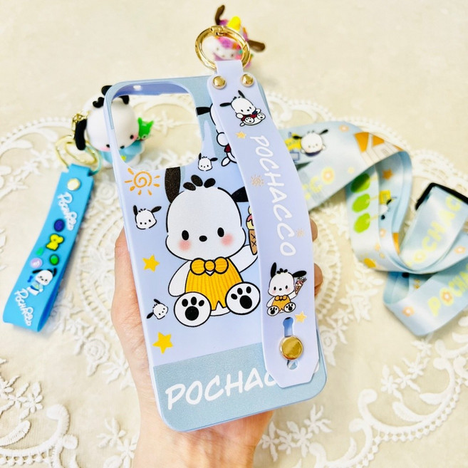 폰꾸 AT-M150 귀여운 포차코 강아지 캐릭터 블루 포켓몬3 포켓몬에디션3 피규어 스트랩 목걸이 케이스