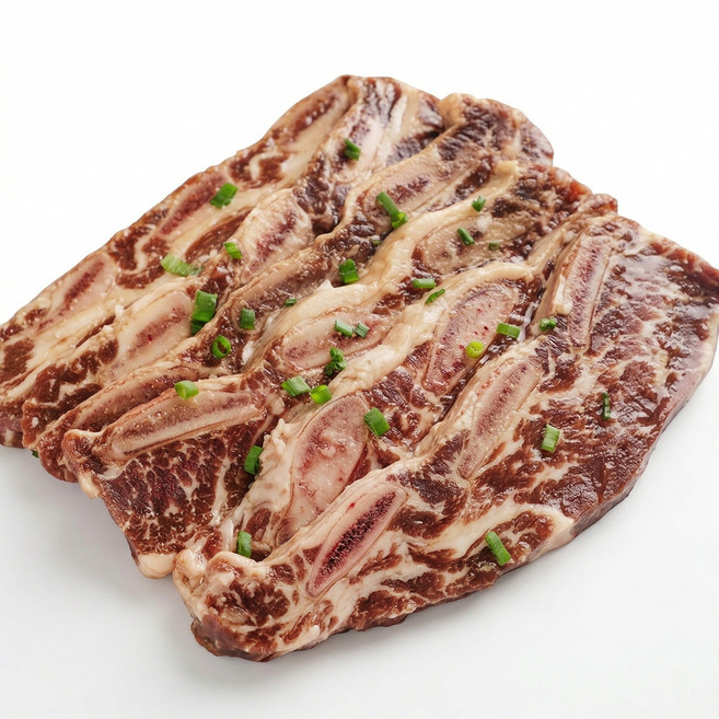 꽃갈비살 초이스등급 LA갈비 소갈비 구이 500g, 1개