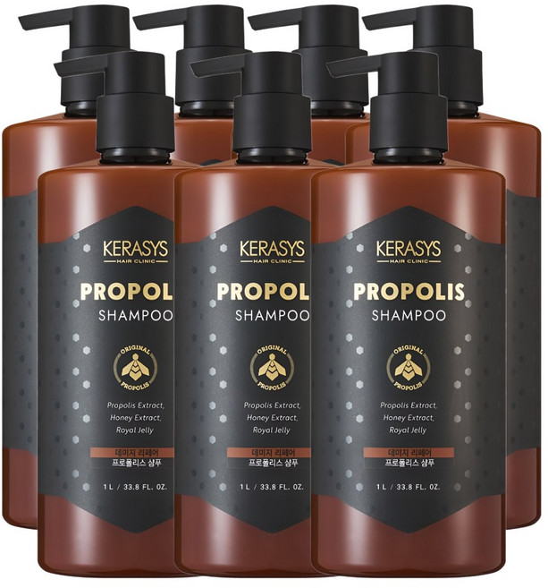 케라시스 프로폴리스 데미지 리페어 샴푸, 1L, 7개