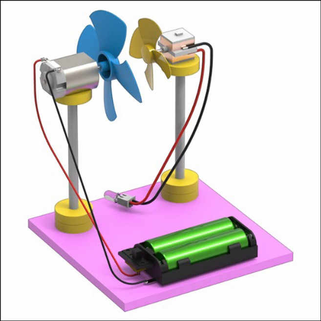 2in1 풍력발전기와 선풍기 만들기(5인용), 1개