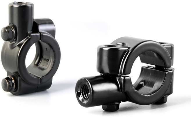 오토바이 바이크 사이드미러 고정브라켓 2P 8mm 10mm, 1개, 10mm 2P