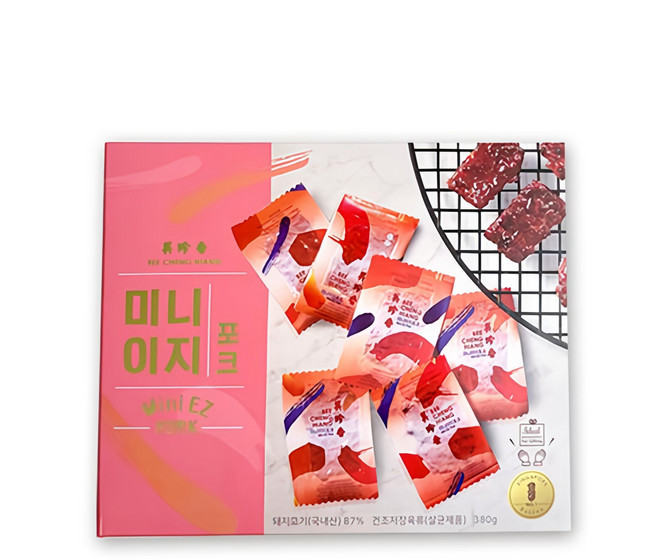 비첸향 미니이지 포크 육포, 380g, 1개