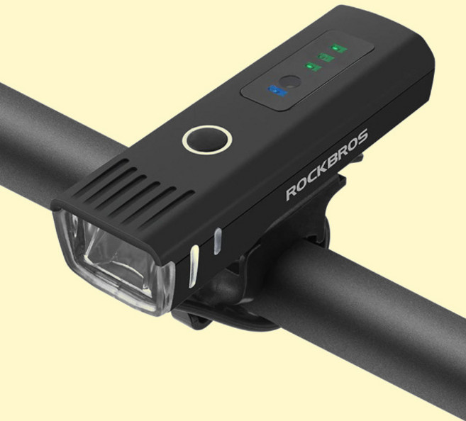 락브로스 빛감지 전조등 충전식라이트 YQ-QD250, 1개