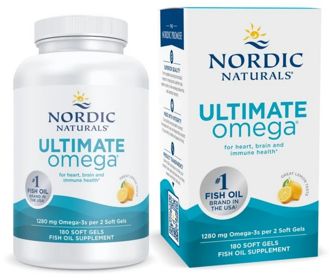 노르릭 네주렐스 Ultimate Omega 오메가3 오메가 1280mg 소프트젤, 1개, 180정 - 쿠팡