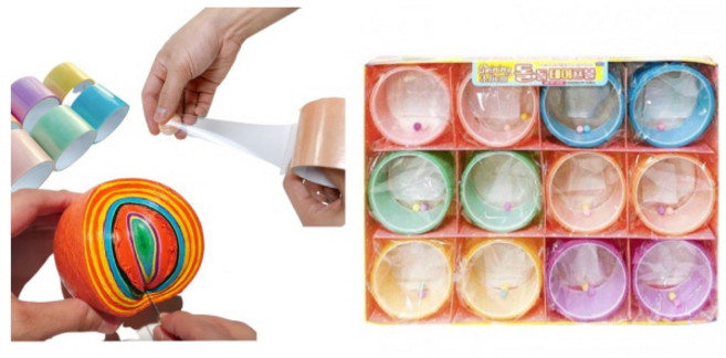 돌돌 테이프볼 만들기 3.6cm 12개 비즈2개 포함 테이프공 만들기 찐득볼 테이프공 실리콘테이프, 1개