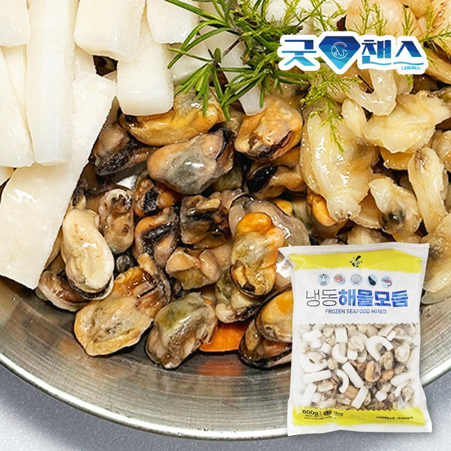 [굿챈스]냉동손질해물모듬 해물믹스 6kg (1BOX), 1박스
