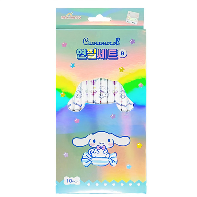산리오 시나모롤 10본 연필 10p 세트 B, 랜덤발송, 1세트
