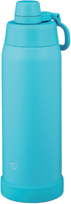 ZOJIRUSHI 象印 不鏽鋼酷涼瓶 附把手 1L SD-KA100, 1個, 水藍色