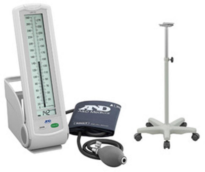 병원 스탠드형 바퀴 수동 혈압계 진단용품 의원 건강검진실 요양병원, 1개