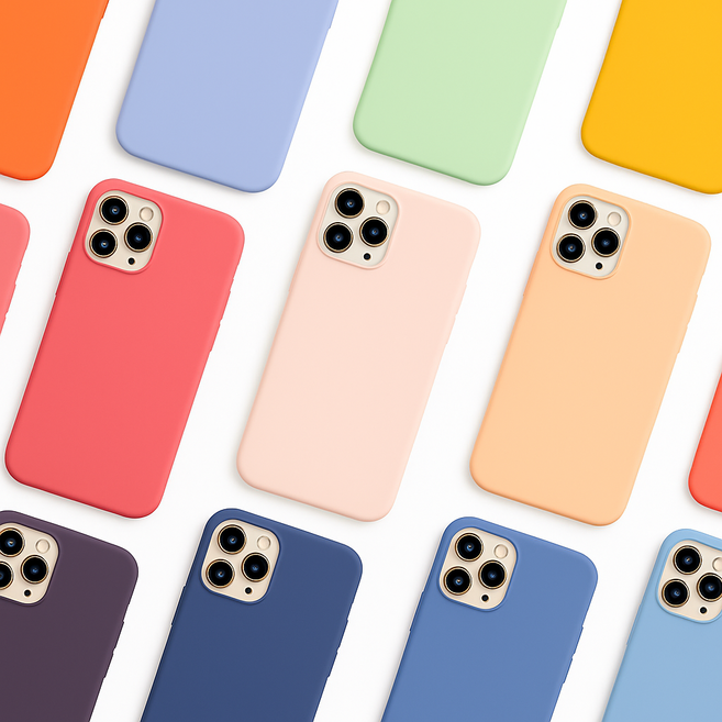 [온케이스] 변색없는 아이폰 풀커버 실리콘 케이스