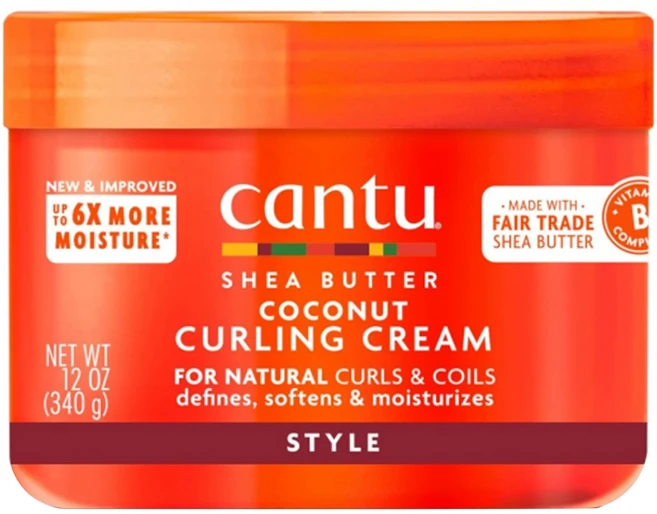 칸투 코코넛 컬링 크림, 340g, 1개 - 쿠팡