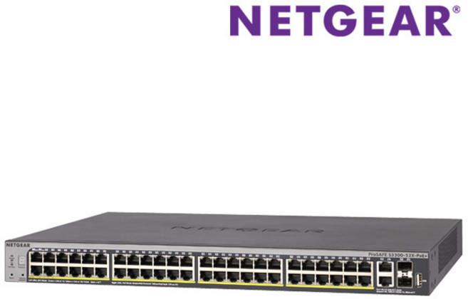 NETGEAR GS752TXP 48포트 PoE 스위칭허브 4SFP+ 380W, 1개