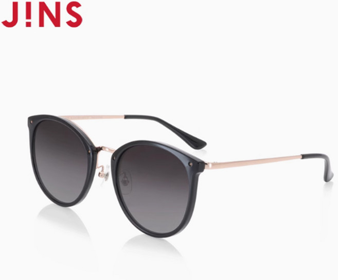 진즈 JINS 여자 남자 선글라스 심플 UV 차단 뿔테 여행 캣츠아이 URF20S125