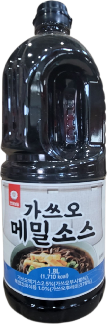 천일 가쓰오 메밀소바 소스 (유통기한 26년4월 22일, 1개, 1.8L