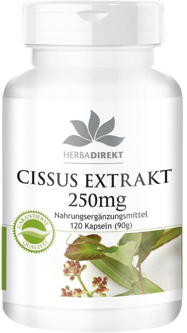 Cissus 캡슐 추출물 250mg 20% 케토스테론 120정, 1개
