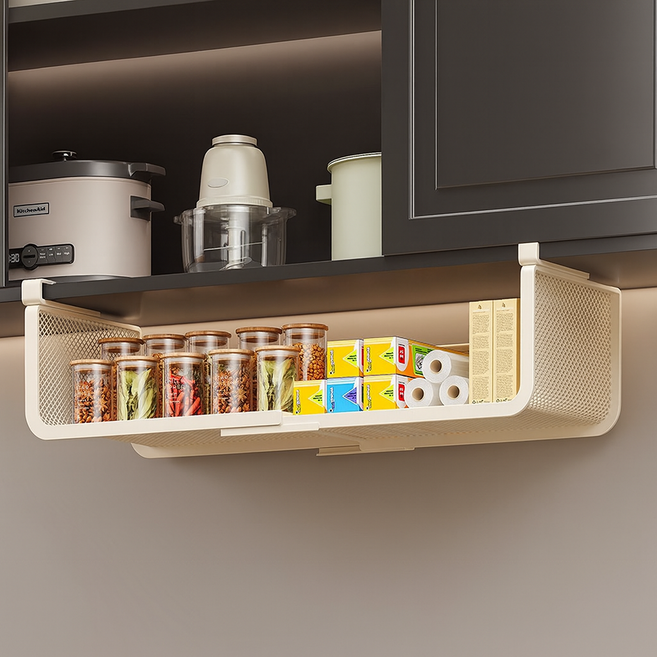 에브리샤인 너비조절 확장형 2세대 언더선반 주방선반, 1개, 화이트