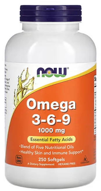 미국 Now Foods foods 오메가369 1000mg 250캡슐 (오메가369 효능), 1개, 250정 - 쿠팡