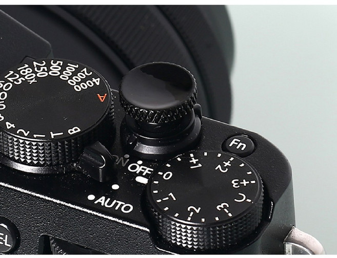 富士 FUJIFILM 相機快門按鈕 X標微單徠卡通用 黑色凹面雕花款, 1個, 黑色凹款（雕花款）, 黑色凹款（雕花款）