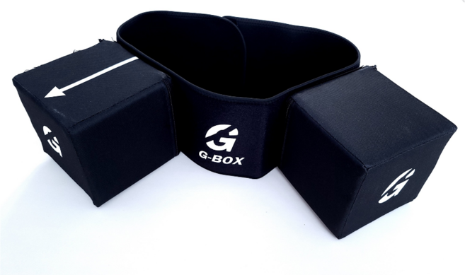 골플렉스 바디턴 지박스 G-BOX 골프 스윙 연습기 연습 도구 디박스 하체 상체 골반 회전 교정기, 1개