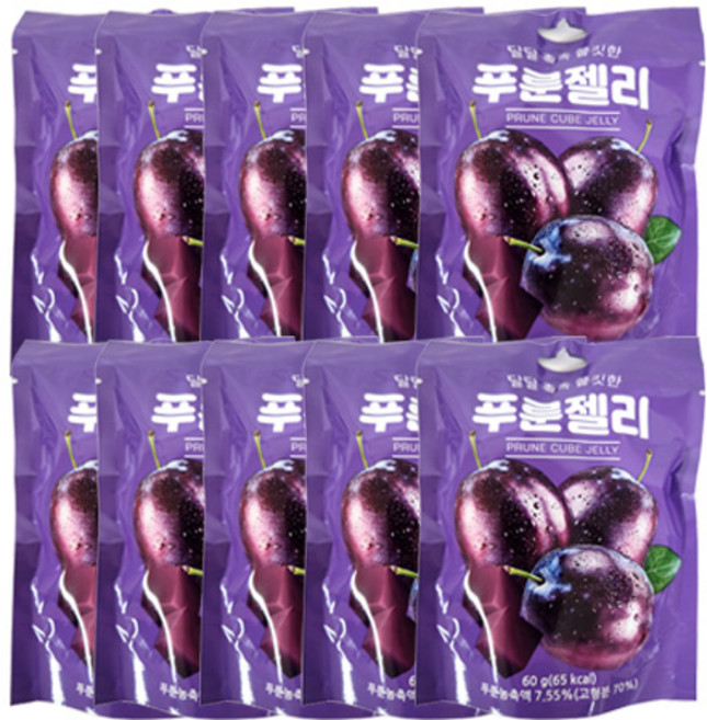 푸룬 큐브 젤리 60g, 40개