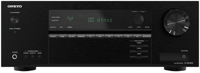 ONKYO TX-SR3100 AV環繞擴大機 杜比全景聲 藍牙無線連接 多HDMI輸入 家庭影院音響設備, 1個