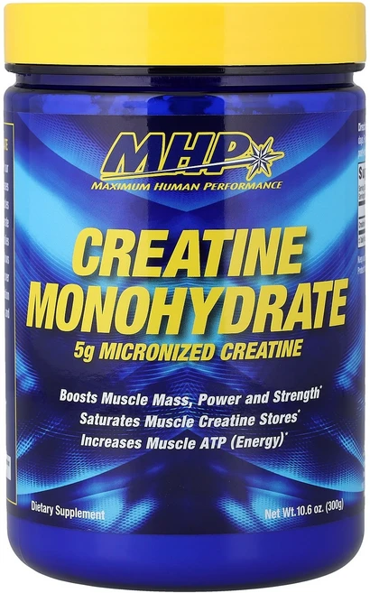 MHP 크레아틴 모노하이드레이트 10.6 oz (300 g) 파우더 운동보충제, 300g, 1개 - 쿠팡