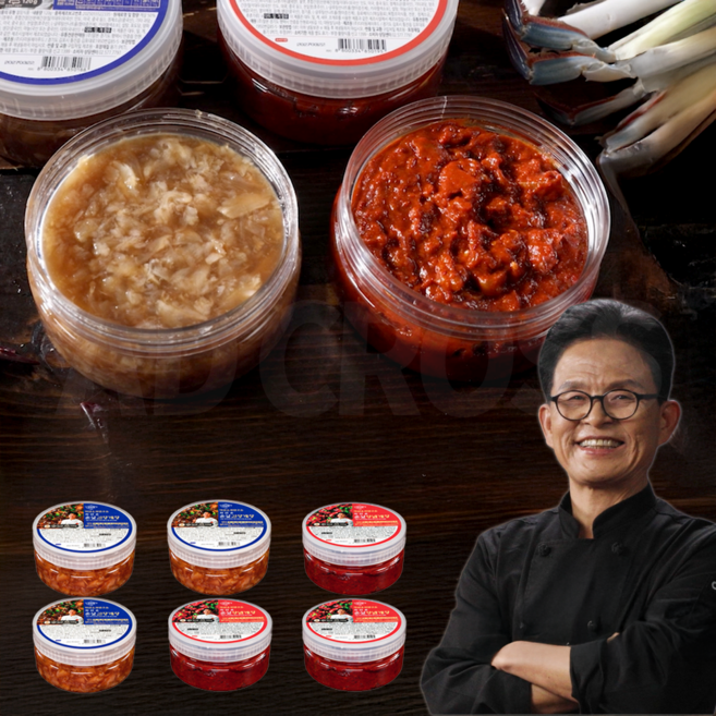 [인포벨]TV홈쇼핑정품 애드크로스 최만순 약선요리연구소 순살 간장게장 양념게장 밥도둑 꽃게장, 1세트, 720g