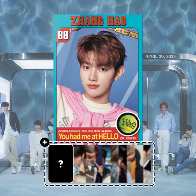 [특전] 제로베이스원 미니 3집 제로즈 You had me at Hello 제베원 포카앨범, 장하오 + 특전