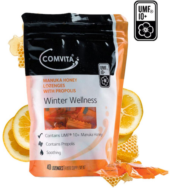 Comvita Manuka Honey Lozenges with Propolis Aniseed 40 Lozenges, 1개, 40정
