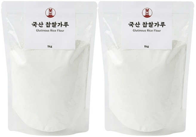 현대방앗간 국산 찹쌀가루, 1kg2개