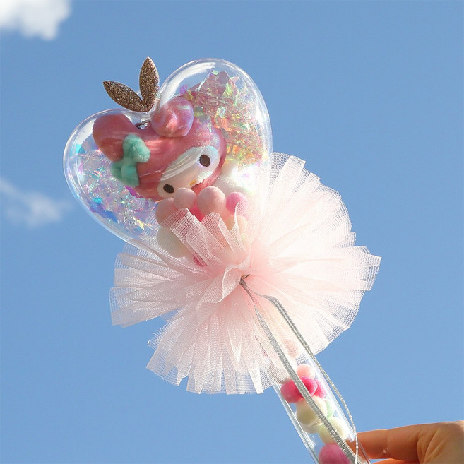 산리오 하트봉 인형꽃다발, 1개, 마이멜로디