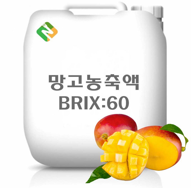 망고농축액 60Brix 20kg, 단품