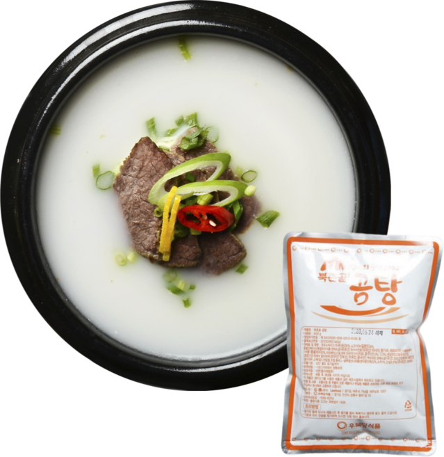 곰탕 한우머리고기 어르신보양식 1개, 600g