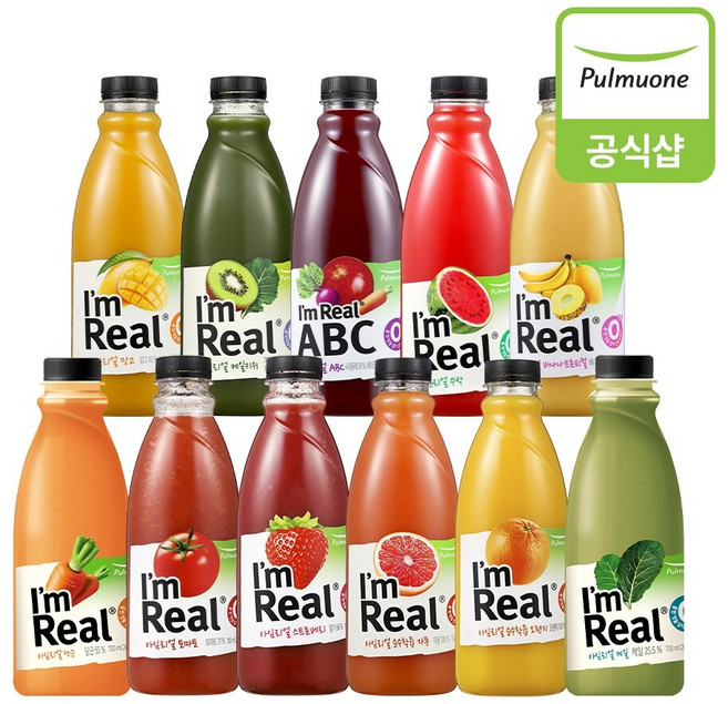 풀무원 아임리얼 주스 700ml 11종 3개 골라담기 (딸기 키위 토마토 외), 10  ABC주스 (700ml) 3개