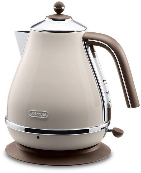 De'Longhi KBOV1200J-BG 1.0L (데론기) 전기 주전자 아이코나 빈티지 스테인레스, D, 주전자 단품