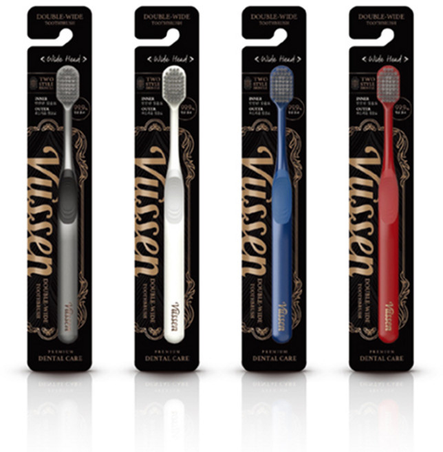 뷰센 더블와이드 칫솔, 1개입, 4개