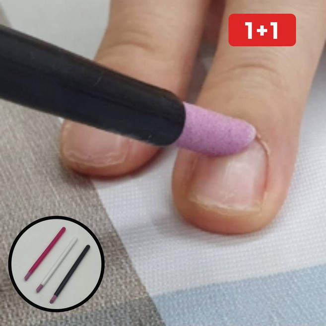 1+1 세라믹 큐티클제거기 네일 손톱 관리 전용, 1개, 상세페이지 참조