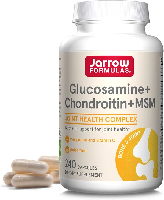 Jarrow 자로우 Glucosamine+Chondroitin+MSM 240정 캡슐, 1개 - 쿠팡