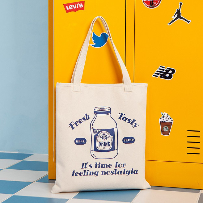 뉴스텔지아 데일리 여름 숄더 에코백