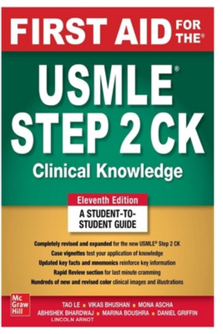 (영문도서) First Aid for the USMLE Step 2 Ck Paperback, Independently Published, English, 9798391202165