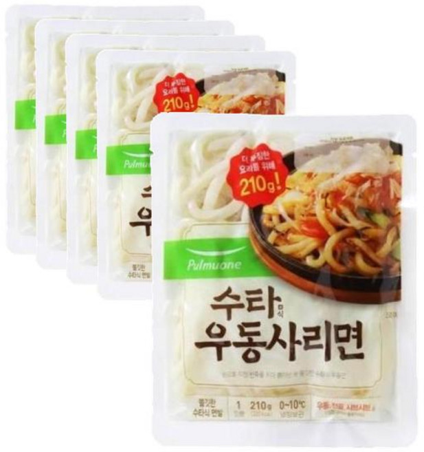 풀무원식품 수타식 우동사리면 5개 210g, 1개