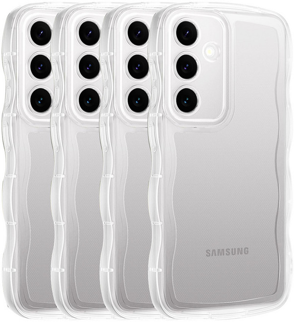 넥스트모바일 갤럭시 S24울트라 물결 웨이브 범퍼 카메라 보호 케이스